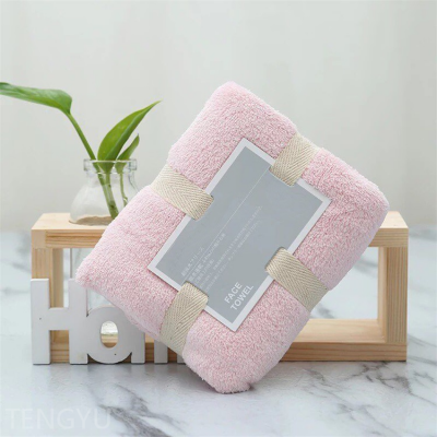 Tengyu bulk sale business gifts custom 100% cotton color plain various color terry face towel suit bathroom set