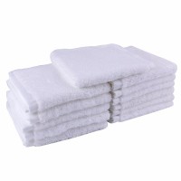 100% cotton super white color hotel bath towel with embroidery logo