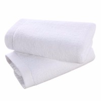 White Luxury Hotel & Spa Bath Towel 100% Genuine Turkish Cotton, 27''*54'' Towel Set,